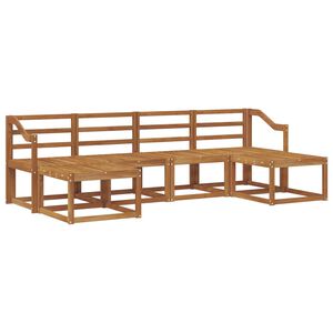 vidaXL Z&aacute;hradn&aacute; s&uacute;prava gaučov 6 pcs Pr&iacute;rodn&aacute; Kompozitn&eacute; drevo