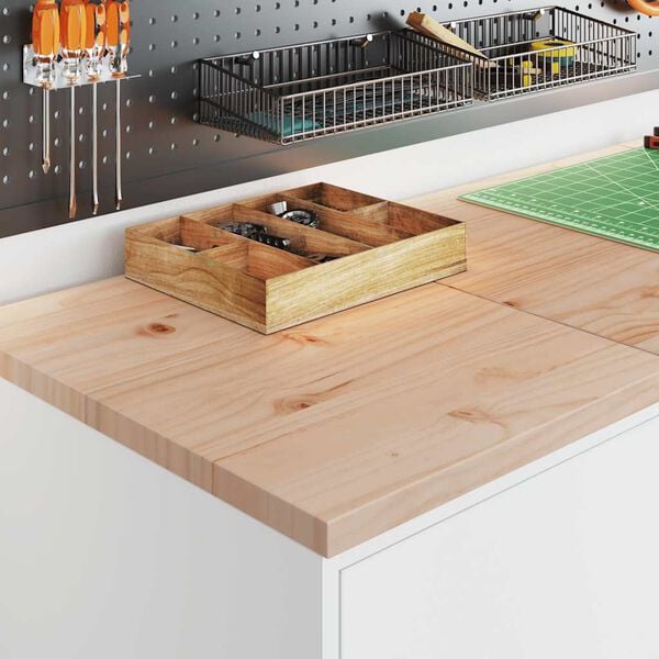 vidaXL Garážová skriňa biela 40x51x85 cm masívna borovica