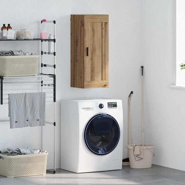 vidaXL N&aacute;stenn&aacute; skrinka Remeseln&yacute; dub 34,5 x 34 x 90 cm