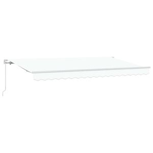 vidaXL Zatemniteľn&aacute; mark&iacute;za Biela 400 x 200 cm l&aacute;tka