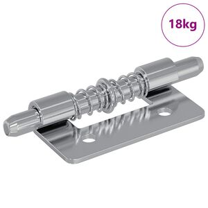 vidaXL Z&aacute;mok 1800 pcs Strieborn&aacute; 46 x 17 x 1,2 mm Oceľ