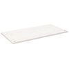 vidaXL Doska stol&iacute;ka biela 100x55x2,5 cm mas&iacute;vne borovicov&eacute; drevo