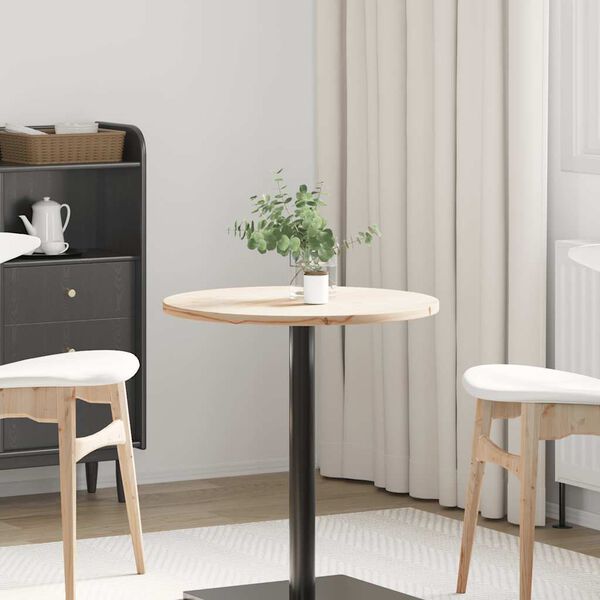 vidaXL Stolov&aacute; doska &Oslash;60x2,5 cm mas&iacute;vna borovica