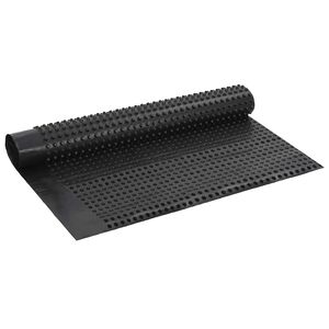 vidaXL Zvr&aacute;snen&yacute; dren&aacute;žny pl&aacute;t Čierna 1 x 10 m HDPE