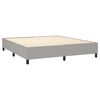 vidaXL Boxspring posteľ s matracom bledosiv&aacute; 180x200 cm l&aacute;tka