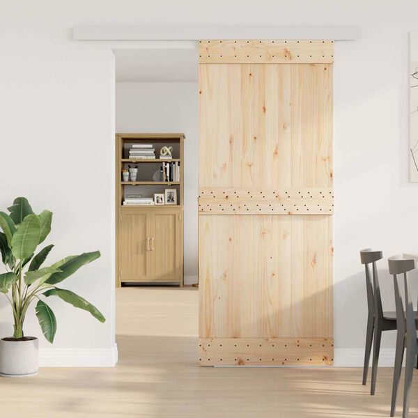 vidaXL Kovanie na posuvné dvere 183 cm hliníkový plátok