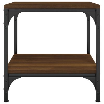 vidaXL Príručný stolík hnedý dub 40x40x40 cm spracované drevo