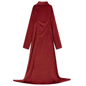 vidaXL Mikina s kapucňou Bordeaux červen&aacute; F Flanel