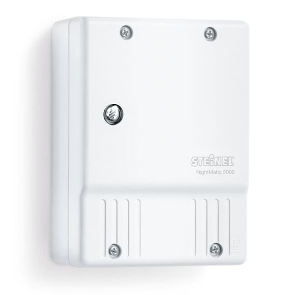 Biely súmrakový spínač osvetlenia Steinel NightMatic 2000
