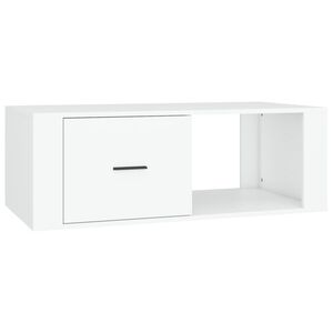 vidaXL Konferenčn&yacute; stol&iacute;k biely 100x50,5x35 cm spracovan&eacute; drevo