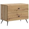 vidaXL Nočn&yacute; stol&iacute;k Dub artisan 62 x 34,5 x 47,5 cm Kompozitn&eacute; drevo