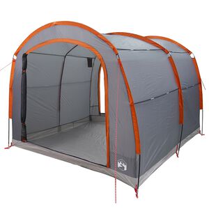 vidaXL Stan Siv&aacute; a oranžov&aacute; 268 x 240 x 191 cm Polyester Vodoodoln&yacute;