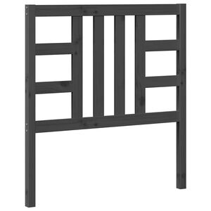 vidaXL Čelo postele siv&eacute; 96x4x100 cm mas&iacute;vna borovica