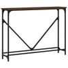 vidaXL Konzolov&yacute; stol&iacute;k hned&yacute; dub 102x22,5x75 cm kompozitn&eacute; drevo
