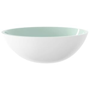 vidaXL Um&yacute;vadlo sklo 50x37x14 cm biele