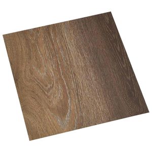 vidaXL Samo-lepiace podlahov&eacute; dosky Hned&aacute; 30,5 x 30,5 cm 20 ks PVC
