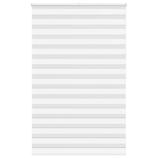 vidaXL Zebra roleta biela 140x200 cm &scaron;&iacute;rka l&aacute;tky 135,9cm polyester