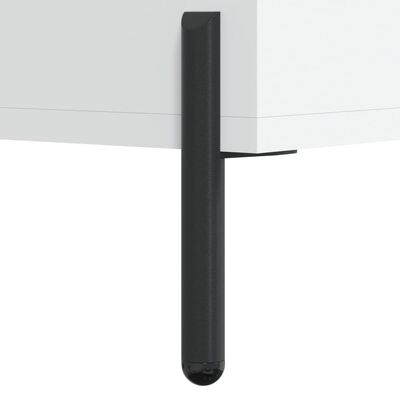 vidaXL Nočné stolíky 2 ks biele 40x35x47,5 cm kompozitné drevo