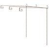 vidaXL Z&aacute;hradn&aacute; pergola, starožitn&aacute; hned&aacute; 3x3x2,5 m, železo