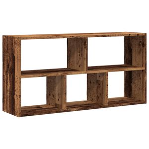 vidaXL N&aacute;stenn&aacute; polica star&eacute; drevo 100x25x50 cm kompozitn&eacute; drevo