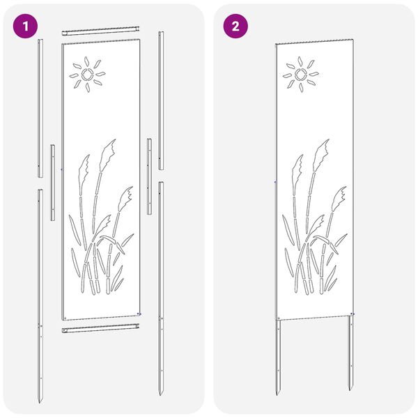 vidaXL Záhradná clona na súkromie Rezací Biela 32 x 140 cm