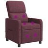 vidaXL Mas&aacute;žne relaxačn&eacute; kreslo Fialov&aacute; Polyester