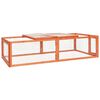 vidaXL Kr&aacute;lik&aacute;reň 183x90x46,5 cm mas&iacute;vne jedľov&eacute; drevo