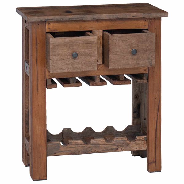 vidaXL Skrinkov&yacute; Hned&aacute; 60 x 30 x 70 cm Mas&iacute;vne obnoven&eacute; drevo