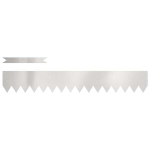 vidaXL Obrubn&iacute;k tr&aacute;vnika 10 pcs 100 x 0,05 x 15 cm Nerezov&aacute; oceľ