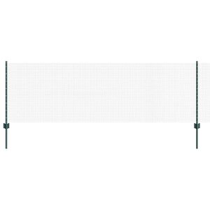 vidaXL Zvaren&eacute; pletivo s podperami 100 x 0,8 m PVC potiahnut&aacute; oceľ