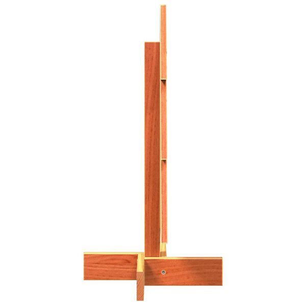 vidaXL Drevený vianočný stromček voskovohnedý 60 cm masívna borovica