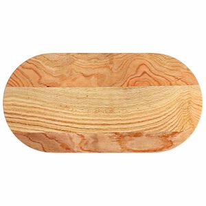 vidaXL Stolov&aacute; doska bledohned&aacute; 80x40x2 cm dubov&yacute; mas&iacute;v ov&aacute;lny