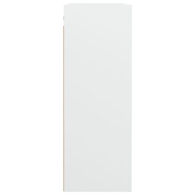 vidaXL Závesná nástenná skrinka biela 69,5x32,5x90 cm