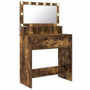 vidaXL Toaletn&eacute; stol&iacute;ky do sp&aacute;lne Dymov&aacute; dub 80 x 39,6 x 135 cm