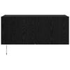 vidaXL TV n&aacute;stenn&aacute; skriňa Čierny dub 100 x 35 x 41 cm Kompozitn&eacute; drevo