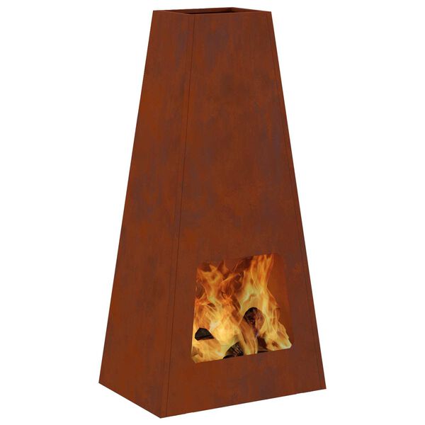 vidaXL Ohnisko Hned&aacute; 50 x 35 x 100 cm