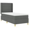 vidaXL Posteľ s pružinov&yacute;m r&aacute;mom s vank&uacute;&scaron;om Siv&aacute; 90 x 200 cm l&aacute;tka