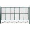 vidaXL Pleten&aacute; z&aacute;hradn&aacute; br&aacute;na 400x175 cm