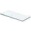 vidaXL Poličkov&yacute; panel z priehľadn&eacute;ho skla, 40x12 cm