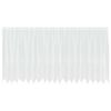 vidaXL Čipkov&aacute; z&aacute;clona so z&aacute;clonami Biela 180 x 500 cm Polyester