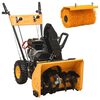 vidaXL Benz&iacute;nov&aacute; snehov&aacute; fr&eacute;za a zametač 2 v 1 6,5 HP