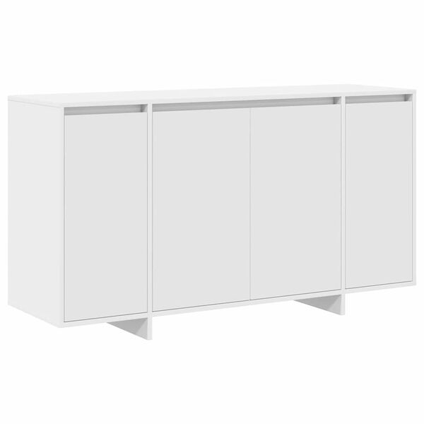 vidaXL Serv&iacute;rovacia skriňa Biela 135 x 41 x 75 cm Kompozitn&eacute; drevo