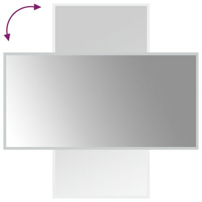 vidaXL LED kúpeľňové zrkadlo 50x100 cm