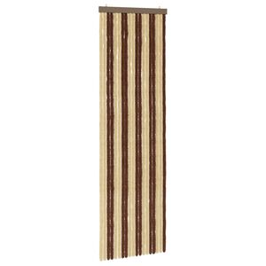vidaXL Z&aacute;ves proti hmyzu z chenille Hned&aacute; a b&eacute;žov&aacute; 56 x 185 cm 100% PP