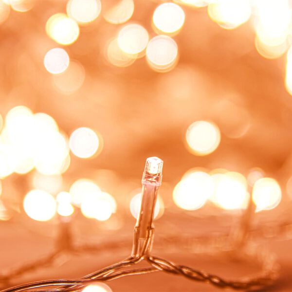 vidaXL LED reťaz so 150 LED diódami teplá biela 15 m PVC