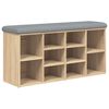 vidaXL Lavička na top&aacute;nky dub sonoma 102x32x50 cm kompozitn&eacute; drevo
