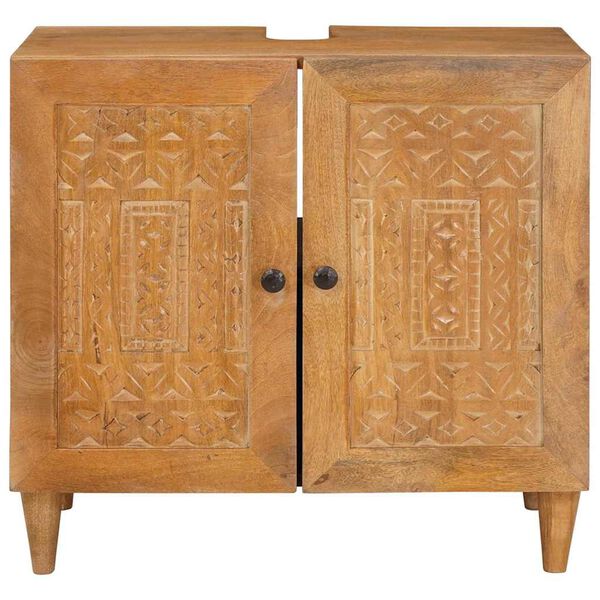 vidaXL K&uacute;peľňov&aacute; skriňa N&aacute;stenn&yacute; s dverami Svetlohned&aacute; 62 x 33 x 58 cm