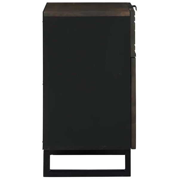 vidaXL Nočn&yacute; stol&iacute;k so z&aacute;suvkou Orech 50 x 33 x 60 cm Ak&aacute;ciov&yacute; mas&iacute;v