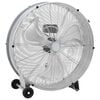vidaXL Bubnov&yacute; ventil&aacute;tor s kolesom Strieborn&aacute; 79 x 37 x 82 cm Hlin&iacute;k