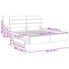 vidaXL &Uacute;ložn&aacute; posteľ Sonoma dub 180 x 200 cm Kompozitn&eacute; drevo